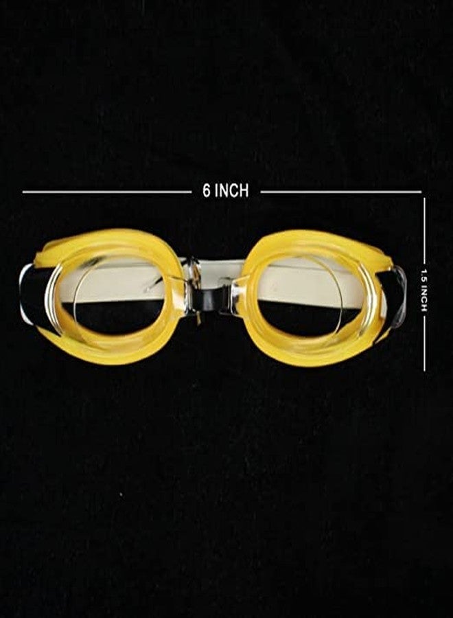 KAVIN Adjustable Size Cute Design Swimming Goggles Pool Party Swimming Eye Wear For Kids Boys And Girls Random Colours Pack Of 1 (M1) - Image 2